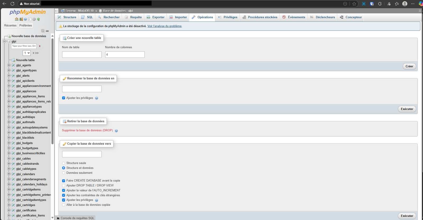 Installation Serveur